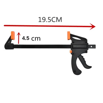 

4 INCH Woodworking tools F Fixed Clamp Joinery Plastic Crimping carpentry tool Quick Release adjustable wooden Clip