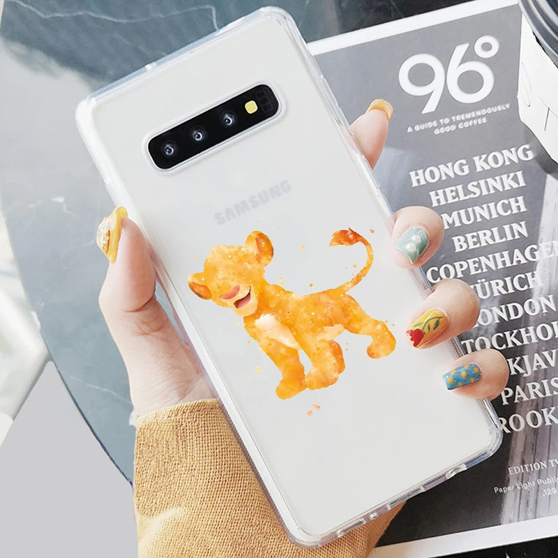 Король Лев simba Pumba Hakuna Matata мягкий чехол для телефона samsung S7 Edeg S8 S9 Plus S10+ S10E Lite A50 A70 NOTE8