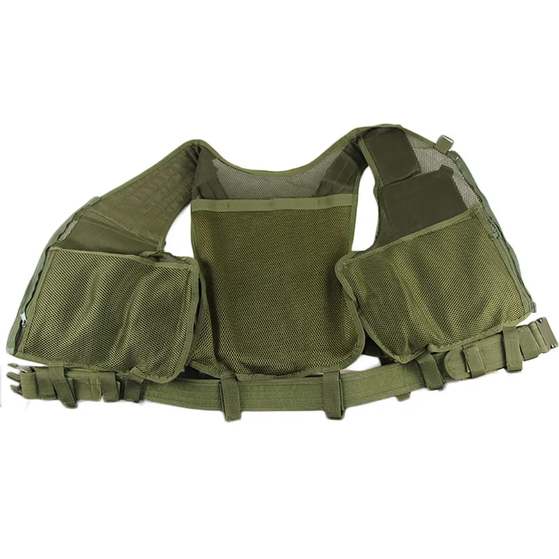 Военный Тактический Жилет Molle для пейнтбола, открытый жилет для страйкбола, для стрельбы, штурмовая пластина, жилет с кобурой, аксессуары для охоты