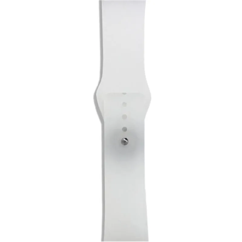 Мягкий силиконовый прозрачный спортивный ремешок для Apple Watch Band 42/38 мм Браслет Замена ремешка ремешок для iwatch series 4/3/2/1 44/40 мм