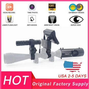 

Night Vision Hunting Scope 850nm Infrared laser IR Optical Sight Telescope for Hunting Rifle HD720P Hunting Camera Riflescope
