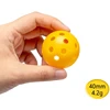 12PcsPractice Golf Balls  Hollow Plastic Golf Training Balls Colored Airflow Golf Balls Swing Practice Driving Range PE Toy Ball 4
