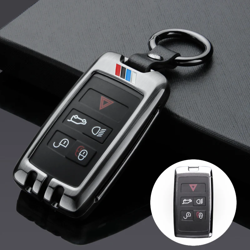 B Black 01 Автомобильный чехол для ключей, брелок для Land Rover Range Rover Sport Vogue Evoque freelander 2 Jaguar XE XJ XJL XF, автомобильный Стильный чехол для ключей - Название цвета: B Black 01