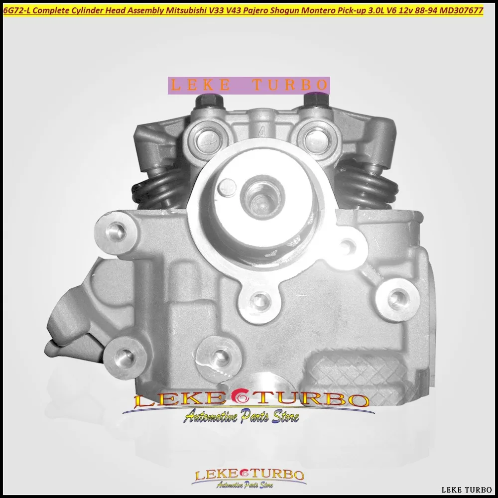 6G72 Complete Cylinder Head Assembly ASSY For Mitsubishi V33 V43 Pajero Shogun Montero Pick-up 3.0L V6 12v 1988-94 MD307677  (4)