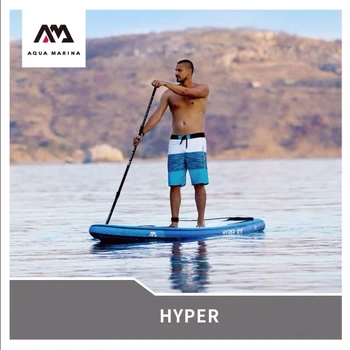 

Aqua Marina Hyper stand up paddle board sup surfing inflatable board racing touring surfboard 381 x 81 x 15cm