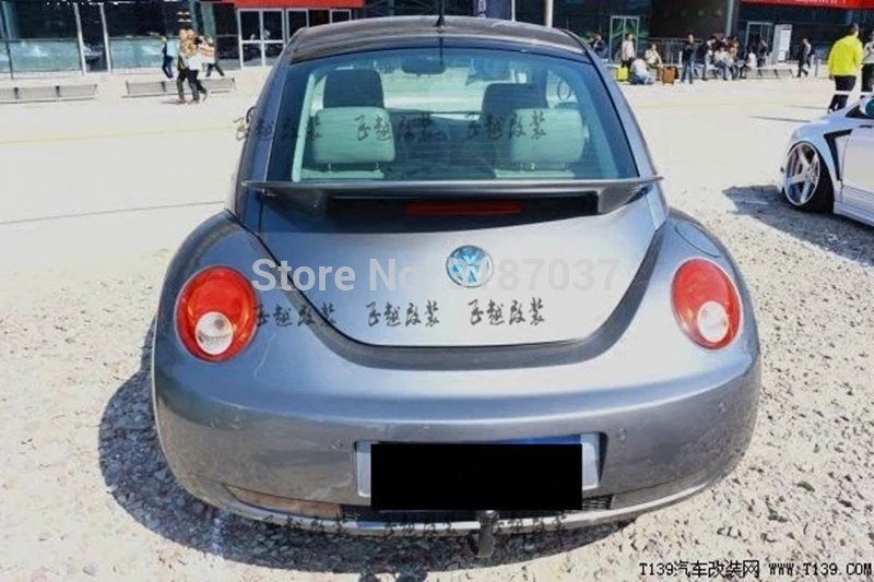 Спойлер для Volkswagen Beetle 1998 2010 FRP стекловолокно Неокрашенная фоторамка багажника