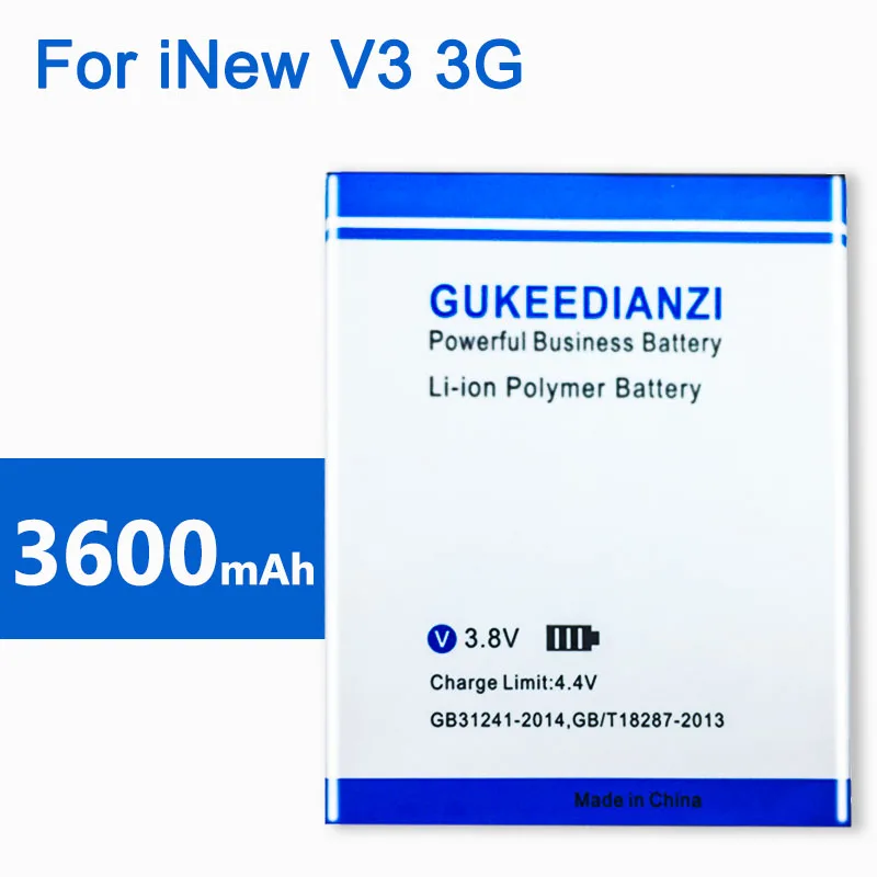 HD355871AR / 355571PLV 3600 мАч 100% новая сменная батарея для смартфона iNew V3 3G литий ионная