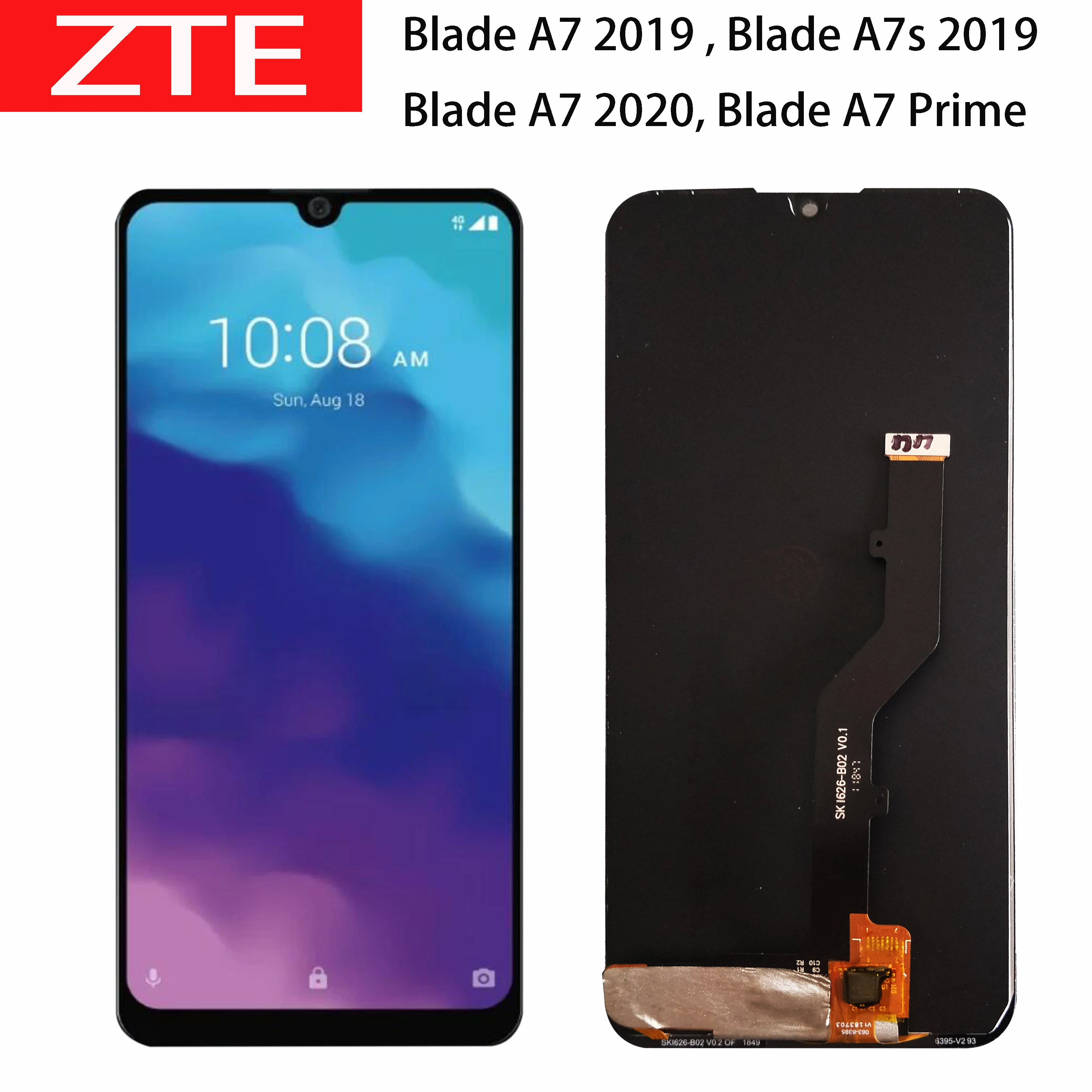 Оригинальный Новый ЖК дисплей 6 09 дюйма для ZTE Blade A7 A7S Prime 2019 A5 2020 / LIBERO 3 сенсорный