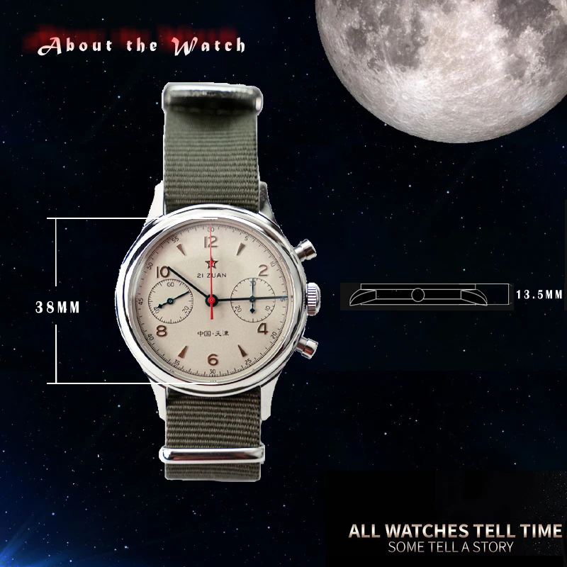 mecânico reloj hombre cronógrafo 1963