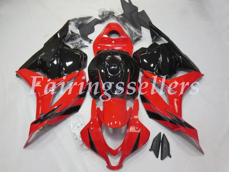 Red OEM Style Design Топ впрыска ABS Полный комплект обтекателя подходит для Honda CBR600RR F5 2009 2010 2011 2012 Обтекатели зеленый глянец Черный - Цвет: Red OEM Style Design