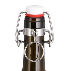12PCS Ez Cap Flip Top Stopper Root Beer Bottles Replacement Swing Tops Homebrew Brewing Wine Stoppers