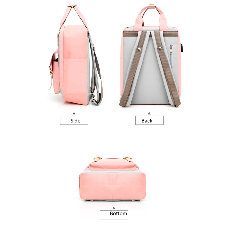 Billig Mode Patchwork Frauen Rucksack Wasserdichte Rucksack Taschen Für Frauen Reisen Rucksäcke Jugendliche Mädchen Große Kapazität Bagpack