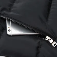 Алиэкспресс Лидер продаж осень и зима стиль пуховый хлопковый жилет мужской жилет Повседневный жилет большой размер мужской