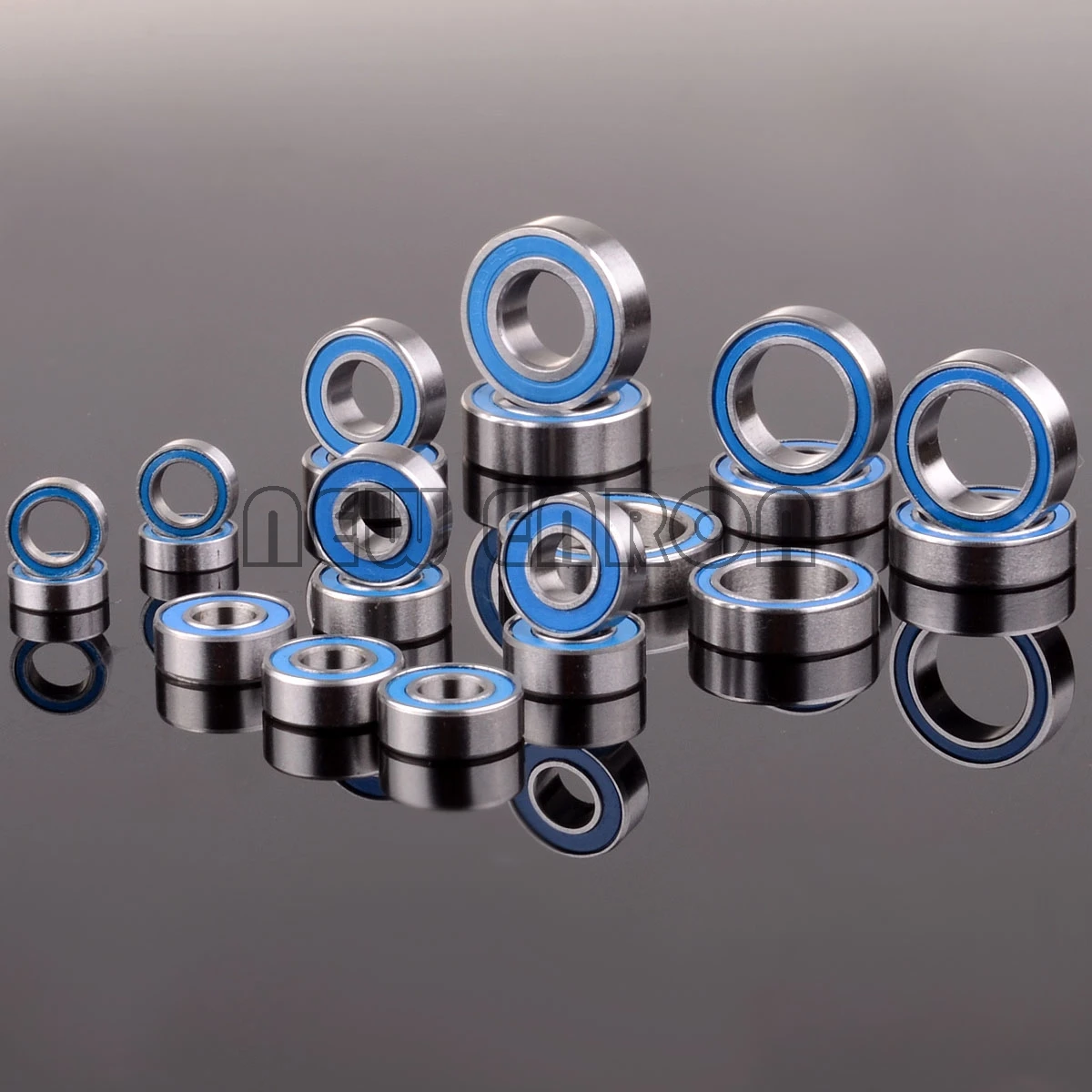 Новый комплект шариковых подшипников ENRON Blue 21 шт. Метрическая резина герметичная