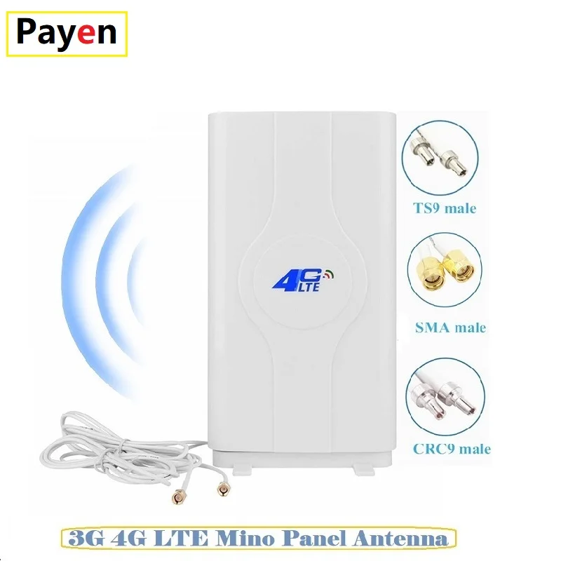 PAYEN High Gain 4G LTE Antenna Dual Mimo Long Range Network Antenna for WiFi Router/Mobile Broadband/Hotspot Amplifier модем 3g 4g digma mobile wifi dmw1969 usb wi fi firewall router внешний белый