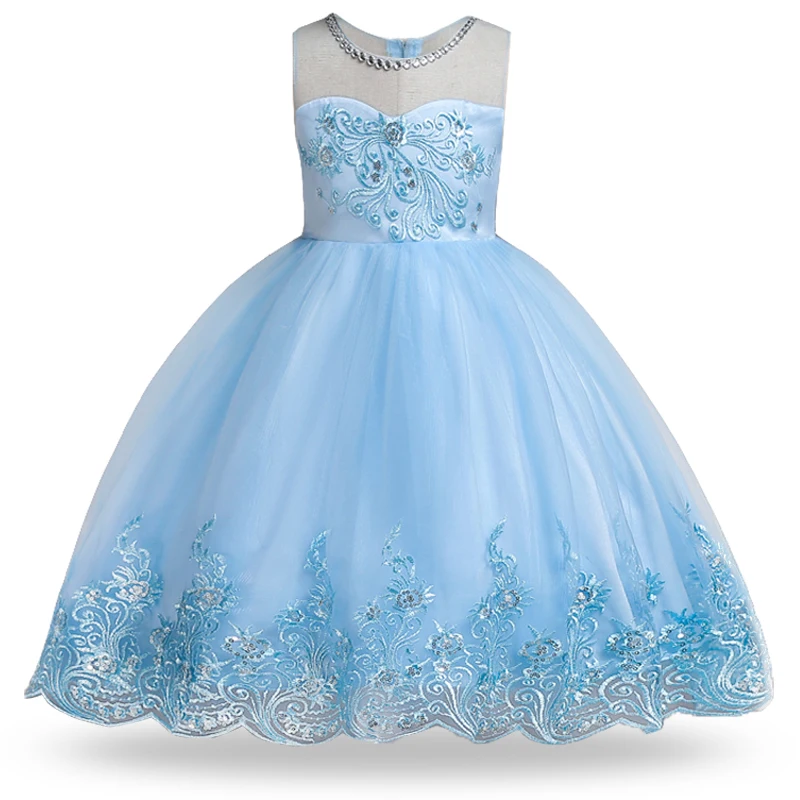 Зимняя одежда платье для маленьких девочек вечерние свадебное платье для девочки; Дети Костюмы с украшением в виде кристаллов платье принцессы 3 От 10 до 12 лет