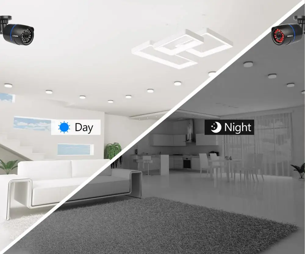 MISECU 2.8mm wide IP Camera 1080P 960P 720P ONVIF P2P Motion Detection RTSP email alert XMEye 48V POE Surveillance CCTV Outdoor