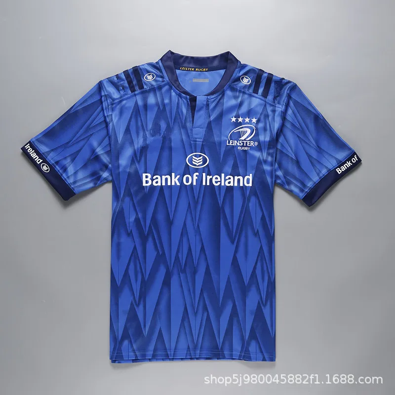 18-19 Leinster домашний оливковый трикотаж 18-19 Leinster Home Rugby Jersey