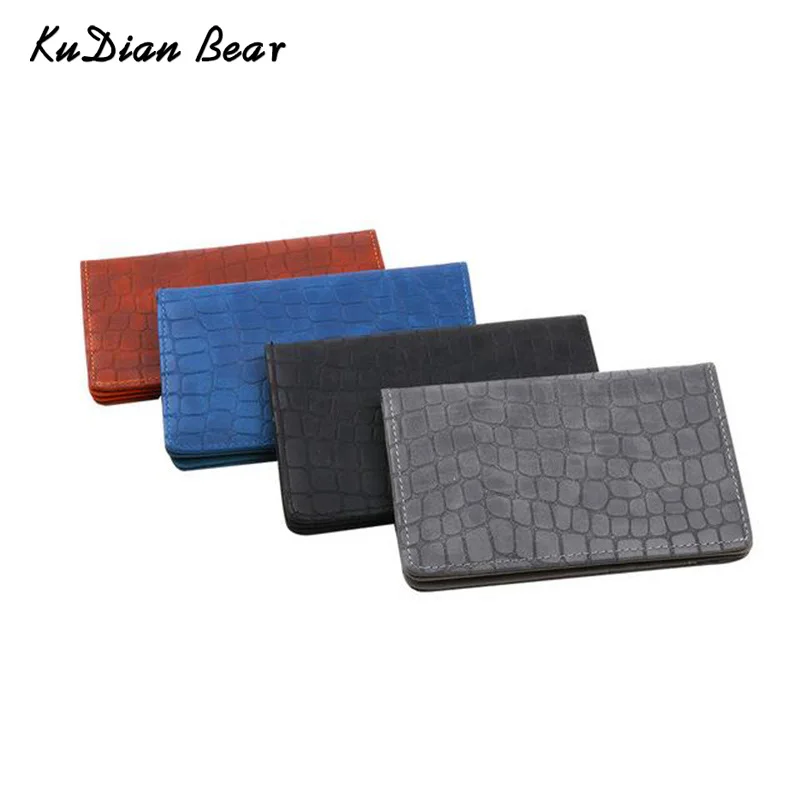 KUDIAN BEAR мужские бумажники для паспорта кожаный модный мужской держатель