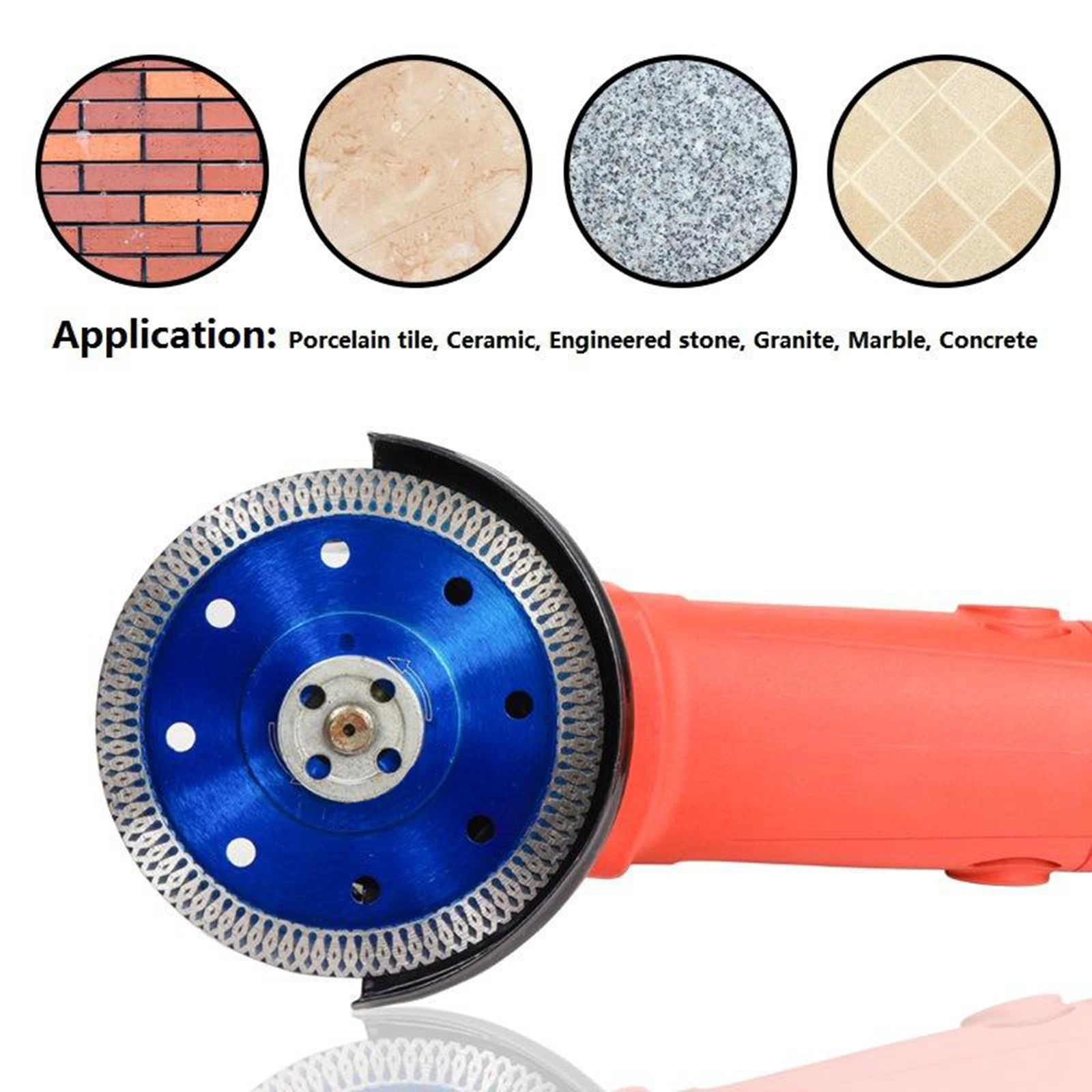 Ultra Thin Turbo Diamond Cutting Disc Tile Porcelain Cutting Saw Blade