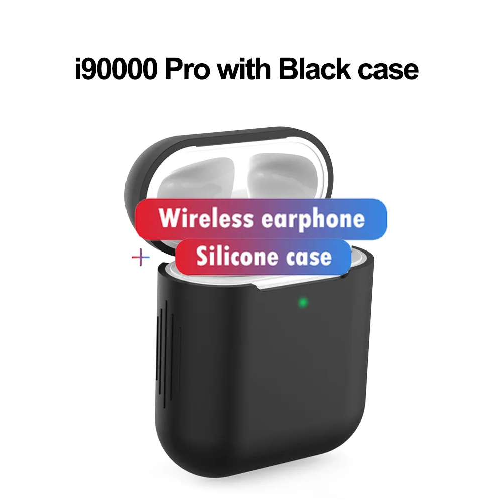 i90000 Pro TWS 1:1 наушники-вкладыши Blutooth мини Беспроводные спортивные наушники стерео наушники elari PK Aire 2 3 - Цвет: With black case