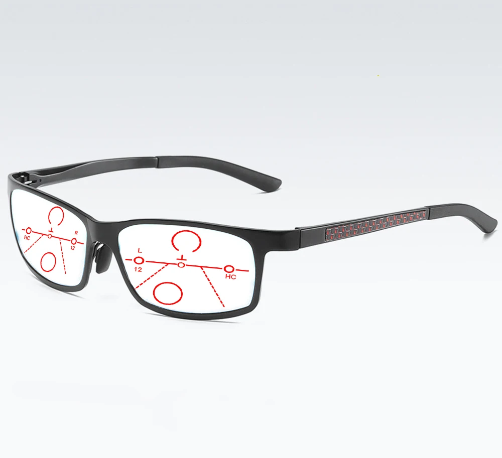 

Al-mg Alloy Carbon Fiber Ultralight Progressive Multifocal Reading Glasses +0.75 +1 +1.25 +1.5 +1.75 +2 +2.25 +2.5 +2.75 To +4