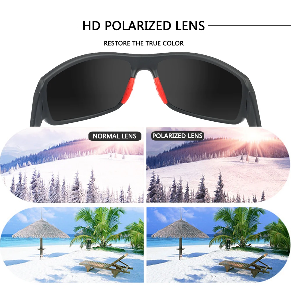 Поляризованные солнцезащитные очки POLARSNOW 2020 мужские аксессуары UV400