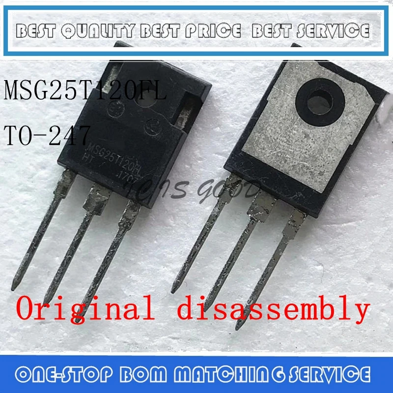 

5PCS-20PCS MSG25T120FL MSG25T120 25A1200V TO-247 Original disassembly
