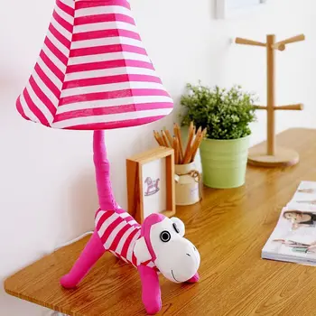 

cartoon dog tail lamp cloth stripes small table lamp home decoration bedroom bedside lamp