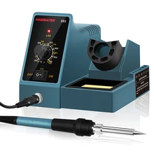 

HANMATEK digital soldering station/rework station 60W temperature control ESD for phone PCB IC SMD BGA soldering