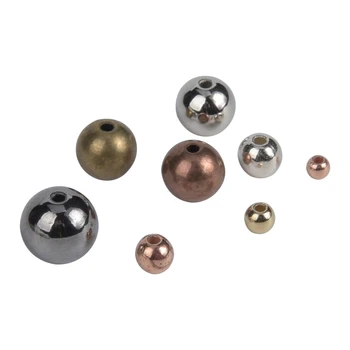 

30-500Pcs/Lot 3 4 5 6 8 10mm Round Loose Beads Diy Bracelet Necklace Accessories Smooth Ball End Seed Beads For Jewelry Making