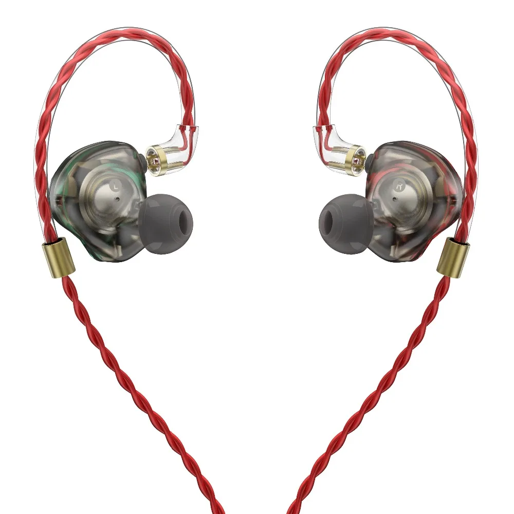 Whizzer OM1 в ухо наушники kulaklik проводные наушники 3,5 мм HIFI съемный Отсоединяемый 2Pin бас спортивная игра кастомные наушники гарнитура