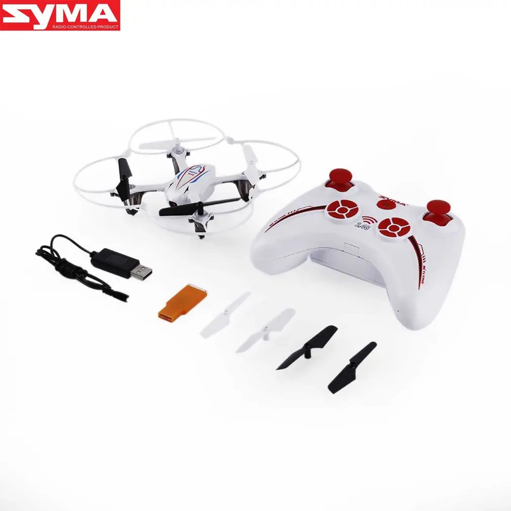 Белый 2,4G 4CH 6 Axis RC Квадрокоптер с HD 2.0MP камерой для SYMA X11C изысканно спроектированный прочный