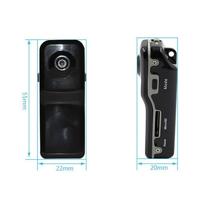 Новейшая MD80 Мини видеокамера с поддержкой сетчатой камеры мини DV камера Поддержка 8G TF карта 720*480 Vedio долговечная запись Cam