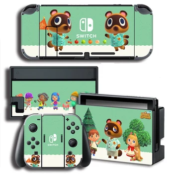 

Animal Crossing Vinyl Console Cover For Super -Zelda Party For Nintend Switch Skin Stickers Controller Protective For NS Switch
