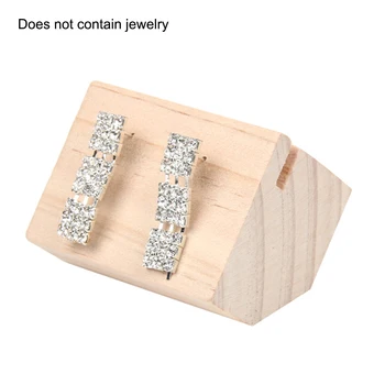 

Wooden Earrings Display Holder Jewelery Display Showcase Wood Earrings Display Stand Props Counter Decoration