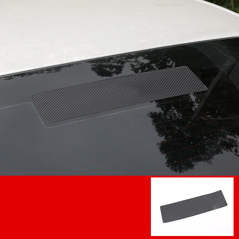 Lsrtw2017 привод центрального автомобильного Управление Шестерни оконные и дверные профили планки Стикеры для Skoda Octavia a7 аксессуары для интерьера - Название цвета: rear brakelight trim
