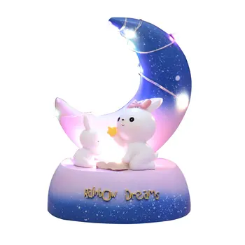 

Bedside Lamp Unicorn Moon Light Night Light Home Decoration Resin Crafts / Classmates Birthday Gift Decoration