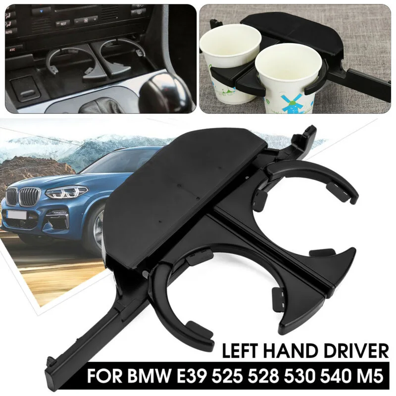 Inner Cup holder Console Front For BMW E39 525 528 530 540 M5 ABS Replacement Accessories