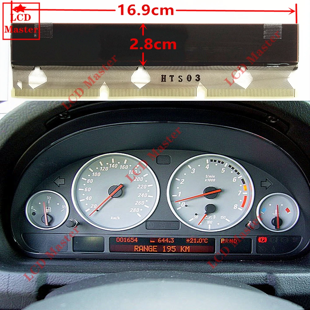 1pcs Dashboard Instrument Cluster Replacement Speedometer Pixel Repair
