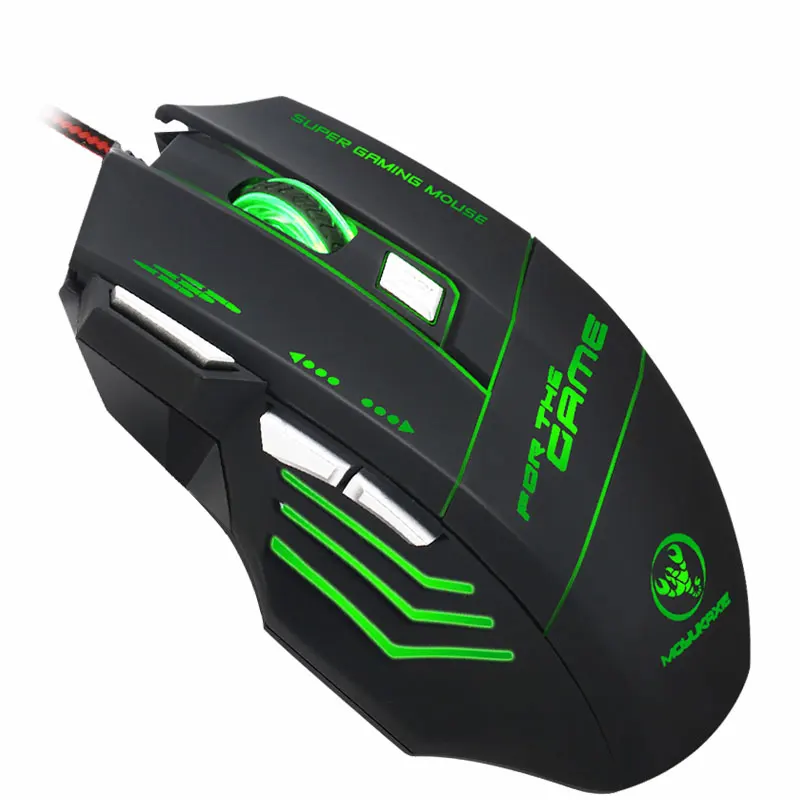 

5500DPI Gaming Mouse 7 Buttons USB Wired Mice Optical Gamer Computer Mice With Backlight Gamer Mouse For Computer PC Laptop