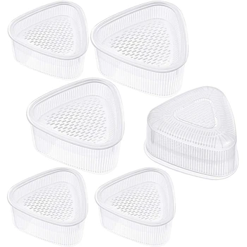 

Triangular Sushi Mold, Rice Ball Mold, Sushi Mold, Sushi Mold Mold, Rice Ball DIY Tool 6Pcs