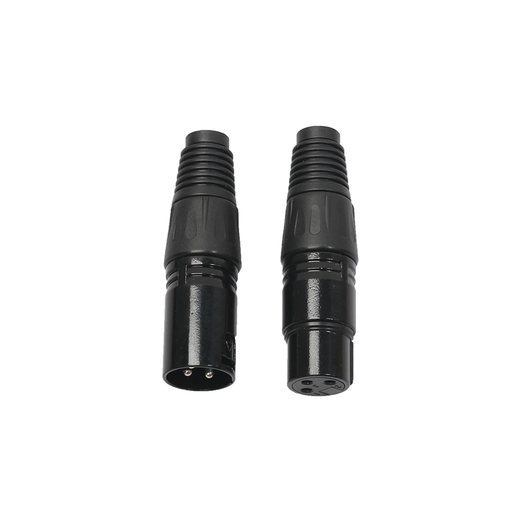 10 Pairs 3 Pin XLR Connectors Male And Female Microphone Mic Cable Plug