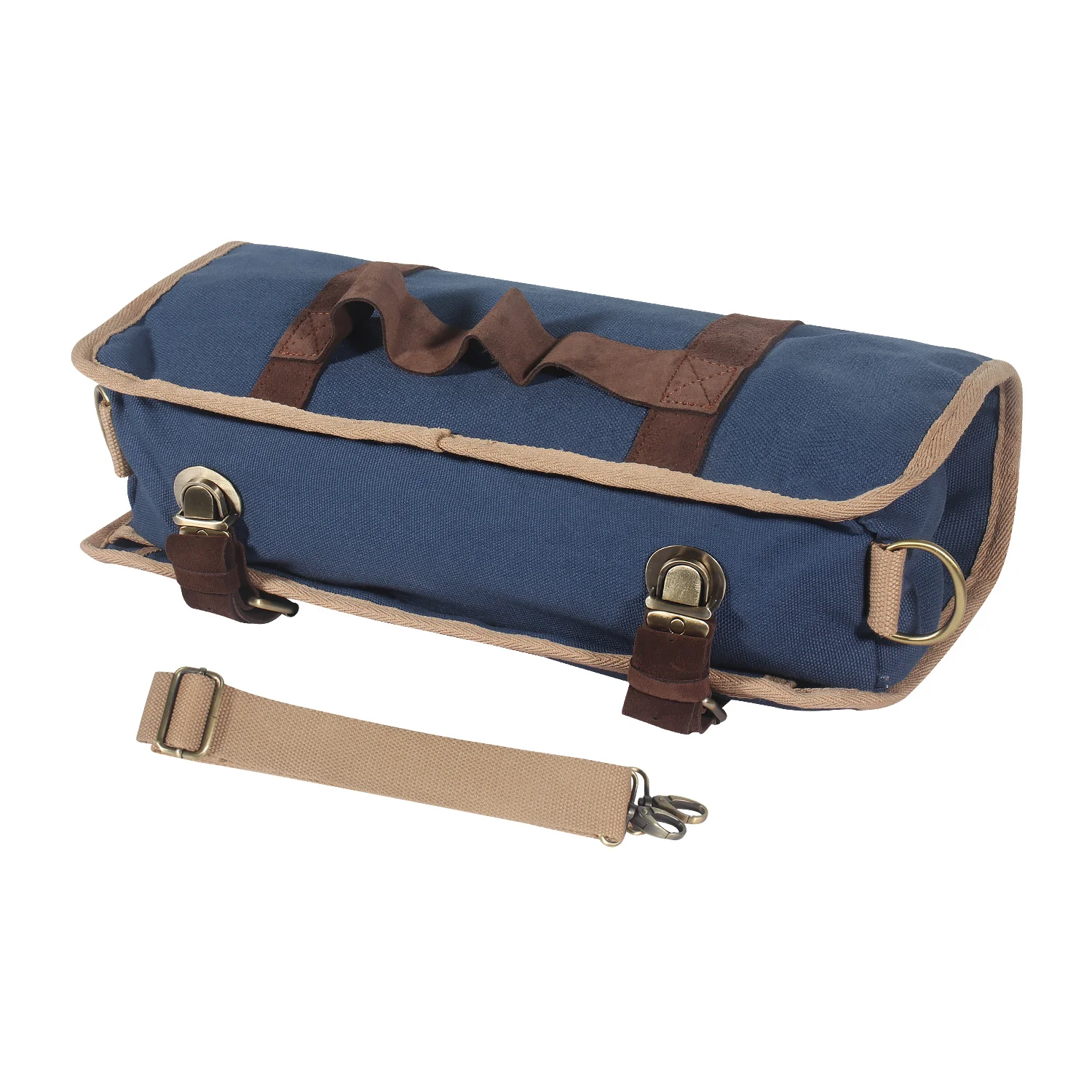WESSLECO Bar Bartender Carrying Bag Creative Bartender Canvas Toolkit Pack Bar Tool Bag Professional Cocktail Shaker Set Storage