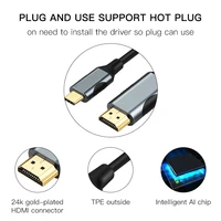 huawei mate Usb c hdmi cable 4K type c to hdmi Adapter Thunderbolt 3 for Huawei Mate 30 Pro MacBook Pro Galaxy S10 Adapter USB Type-C HDMI (3)