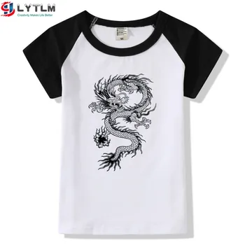 

1609# Heavy Metal T Shirt Boys Anime Aesthetic Dragon Funny T Shirts Toddler Boy Clothes Koszulki Chlopiece Kids Shirt Rock Punk