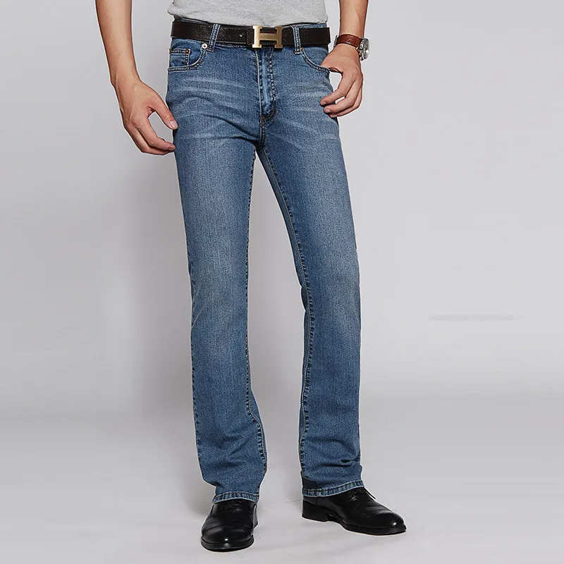 

Jeans Men Men's Denim Horn Pants Korean Denim Micro Horn Pants Blue Jeans Biker jeans More Sizes 27-36