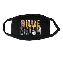 Billie Eilish маска, маска для лица, унисекс, хлопок, Пылезащитная маска для лица, для женщин и мужчин, Вечерние Маски, альбом, маска для активного отдыха