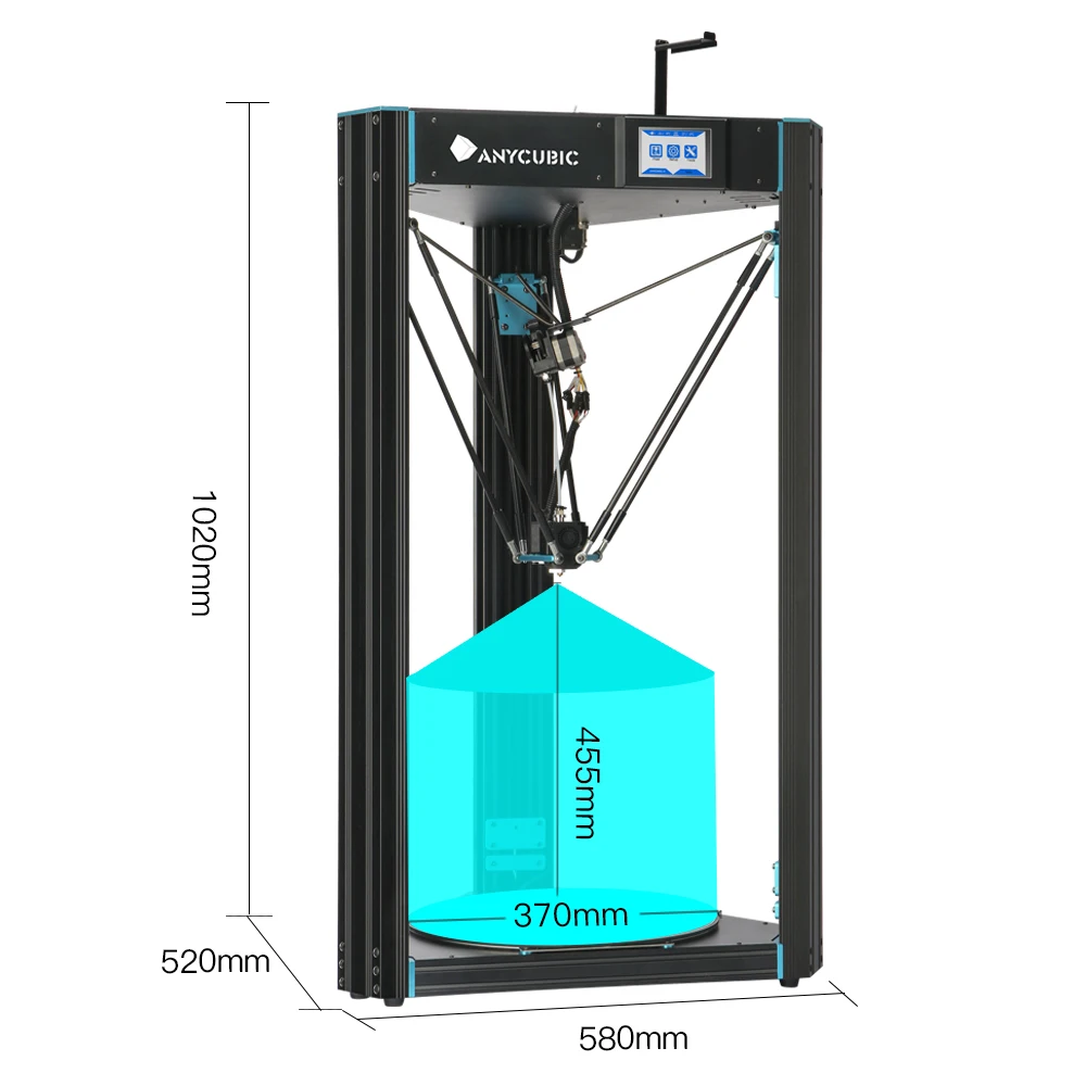 ANYCUBIC Predator 3d принтер большой объем металлический каркас FDM 3д принтер DIY комплект с ультрабазой 3 д принтер 3D-принтер