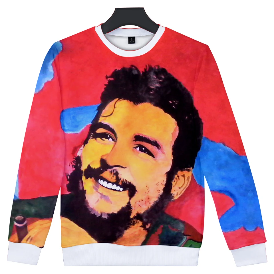 2020 Aikooki Новая мода Che Guevara с длинным рукавом для мужчин/женщин повседневные Хип хоп